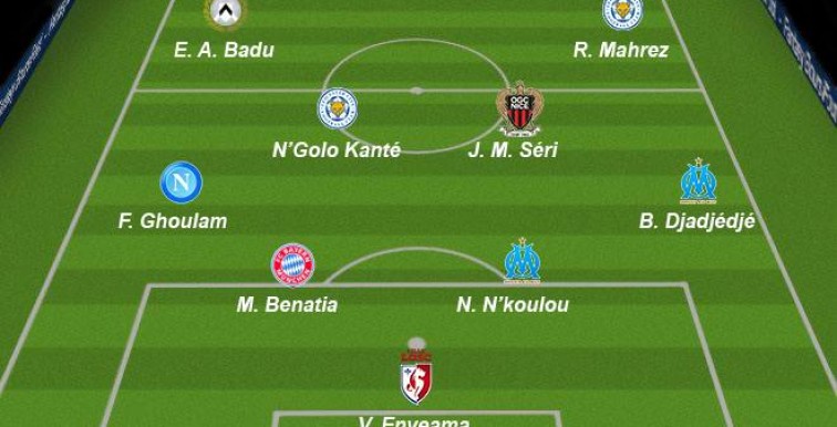 Mahrez et Ghoulam dans l’équipe-type Africaine