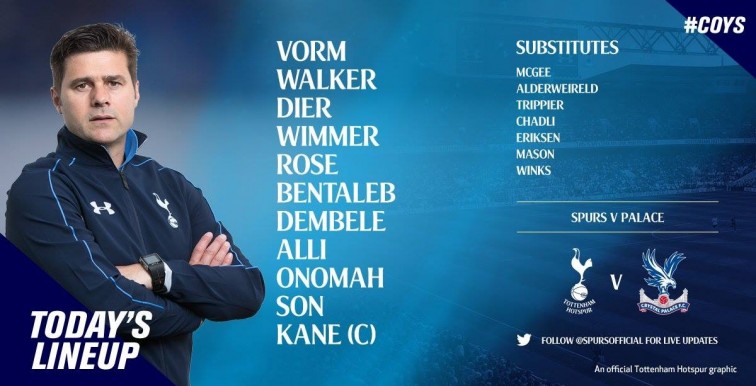Bentaleb titulaire face à Crystal Palace !