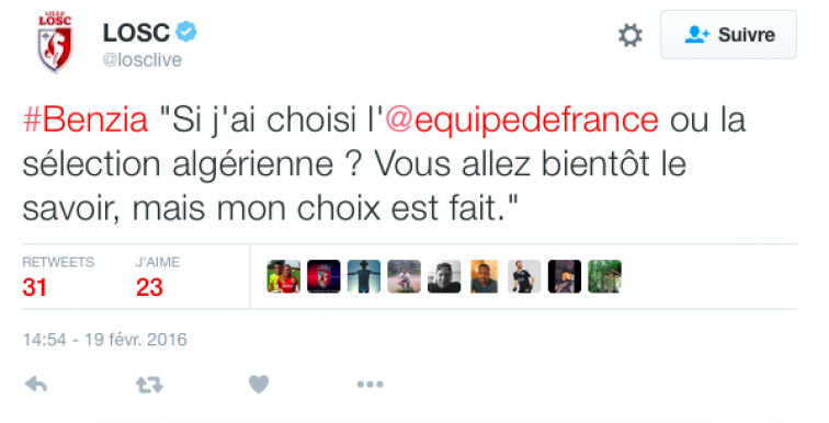 France ou Algérie ? Benzia a tranché!