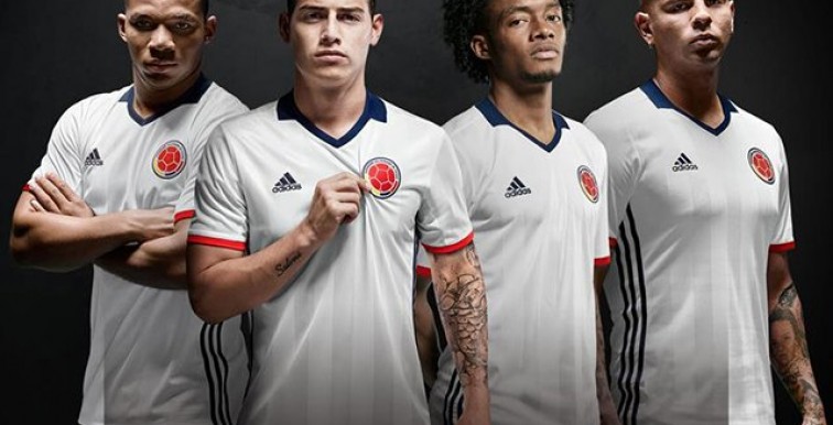 Adidas dévoile un très beau maillot pour la Colombie