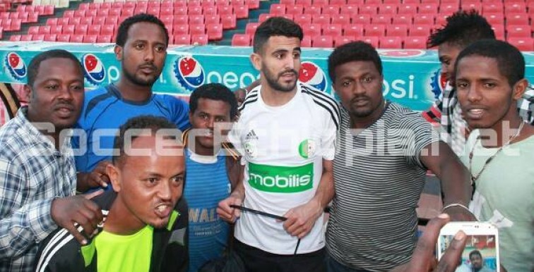 Mahrez super Star à Addis Abeba !