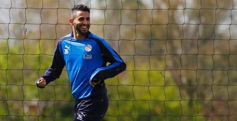 Mahrez de retour aux entrainements avec le sourire