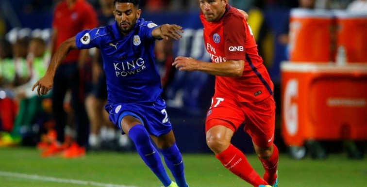 Leicester : le match de Mahrez face au PSG (0-4)