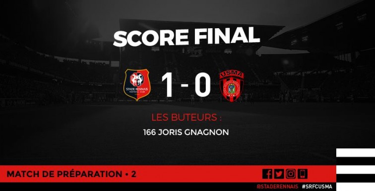 Amical : le Stade Rennais s’impose 1-0 face à l’USMA