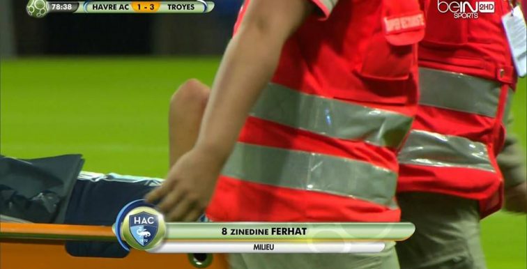 Ligue 2 : Ferhat sort sur blessure !
