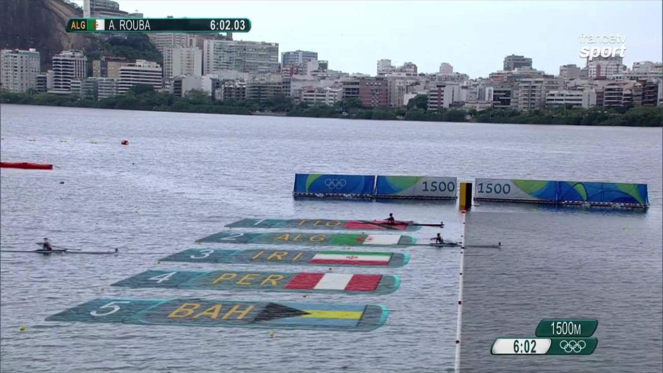 Rouba aviron finish Rio