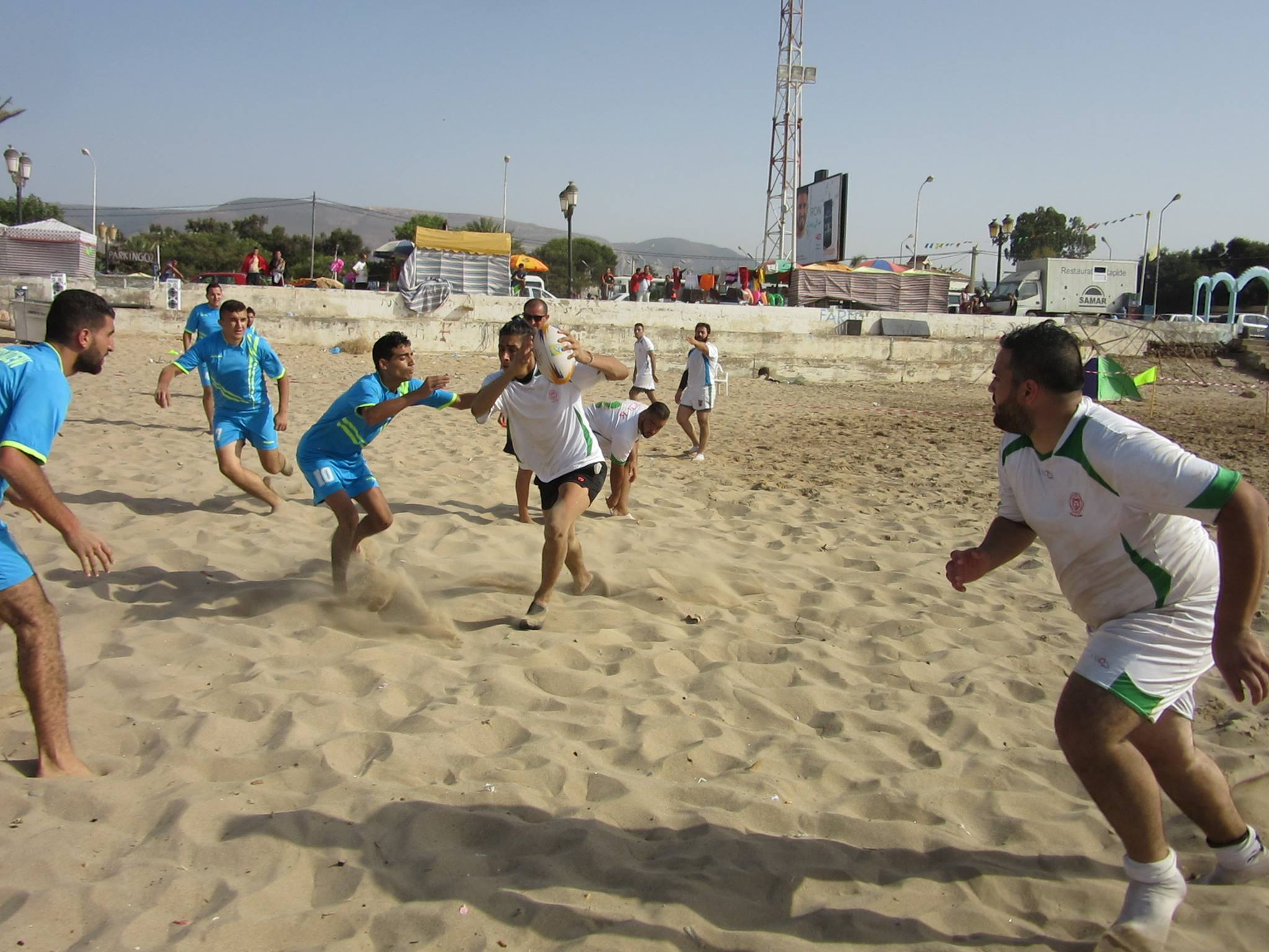 opposition beach rugby