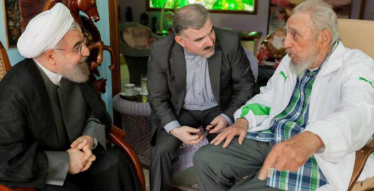 Castro a encore mis son survêtement de l’Algérie!