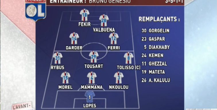 Ligue 1 : Ghezzal remplaçant contre l’ASSE