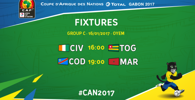 CAN 2017 : RD Congo-Maroc au programme du jour !