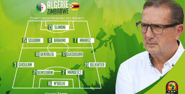 ALG-ZIM : l’Algérie évoluera en blanc
