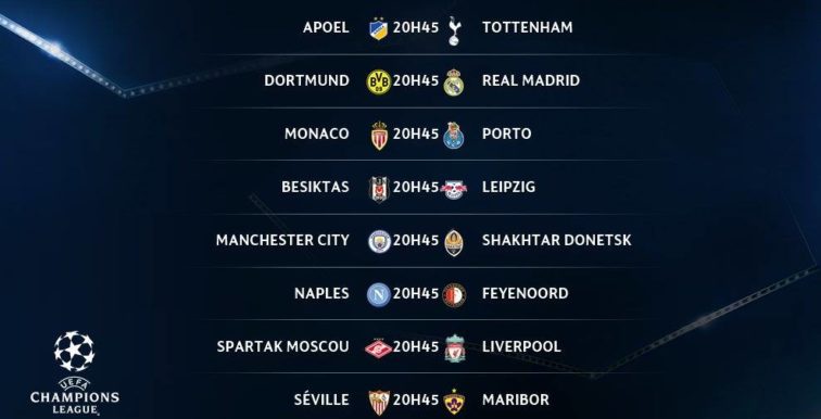 UEFA LDC : le programme complet avec un choc Ghezzal Vs Brahimi