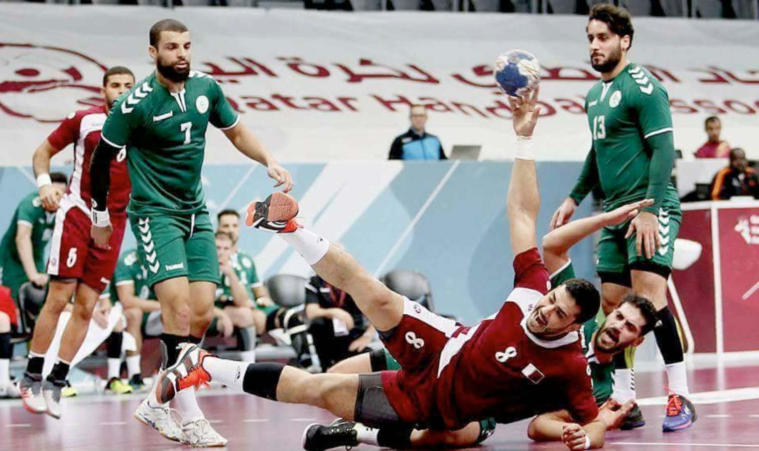handball algerie qatar action