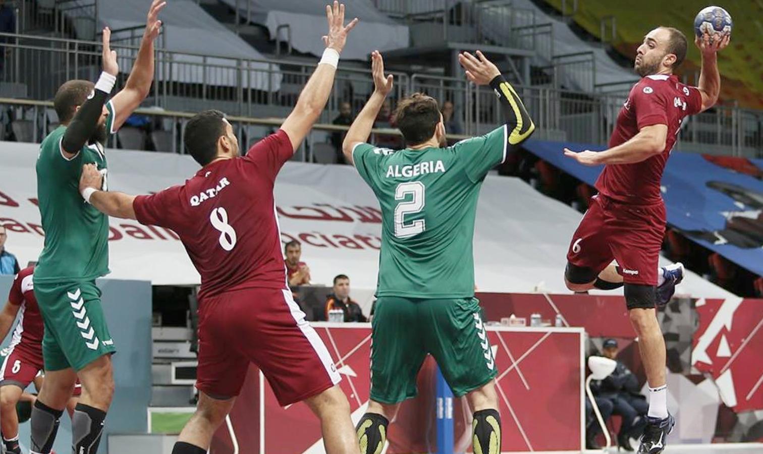 handball algerie qatar action
