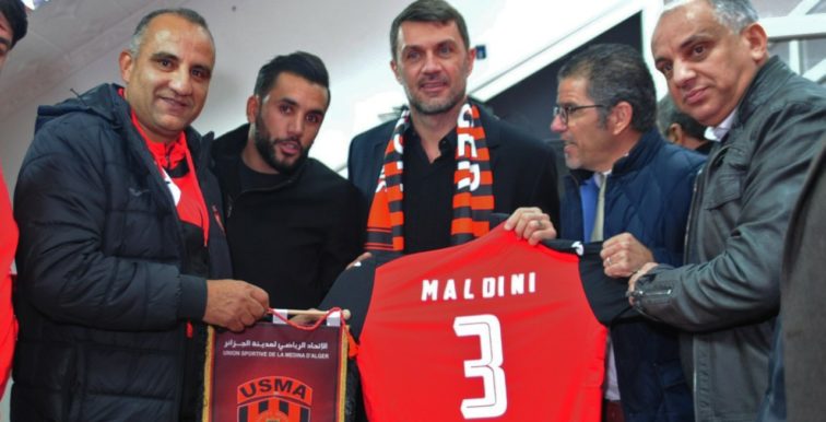 USMA : la légende Paolo Maldini en visite à Alger !