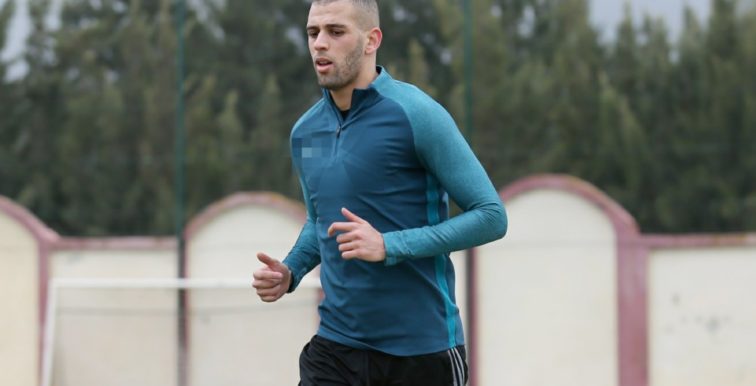 EN : Slimani s’est entraîné à Sidi Moussa