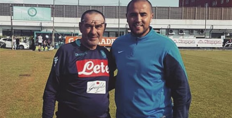 Formation : Bougherra en stage chez Maurizio Sarri