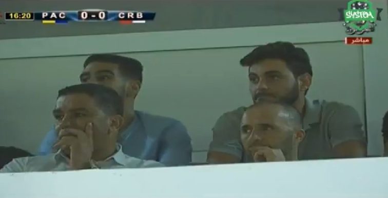 L1 : Belmadi a assisté à la rencontre PAC-CRB (0-0)