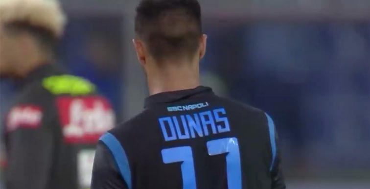 Naples : fatigue musculaire pour Ounas