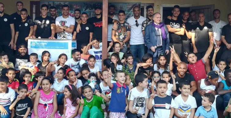 Les Verts rendent visite à SOS Orphelins de Draria