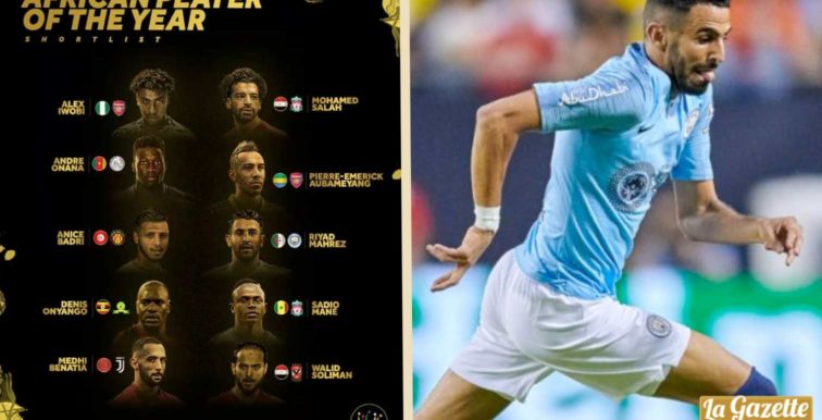 CAF Awards 2018 : Mahrez dans le Top 10 africain