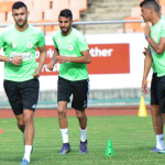 Mahrez à l'entrainement en Tanzanie