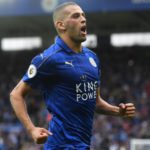 slimani premier match leicester