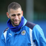 slimani sourire entrainement hiver