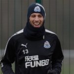 slimani froid entrainement sourire