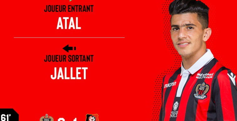 OGC Nice : Atal a rejoué
