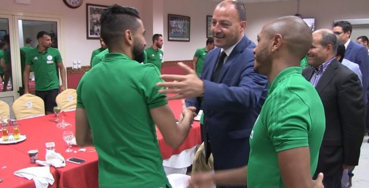 EN : le Ministre des Sports rend visite aux Verts