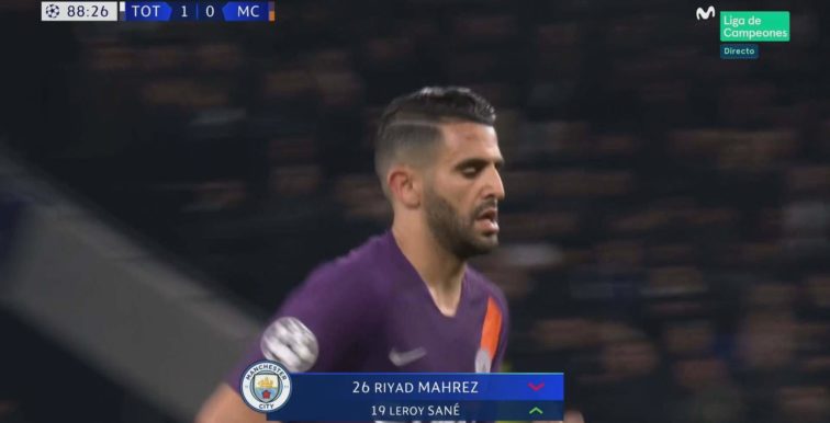 TOT – MAN CITY (1-0) : Le beau match de Mahrez n’a pas suffit
