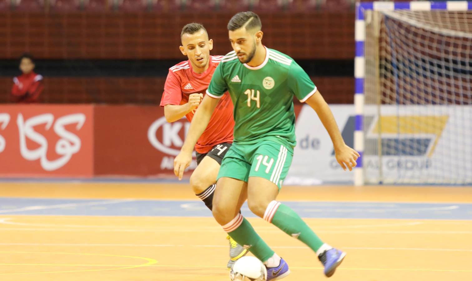 futsal algerie lybie entree harcha capitaine