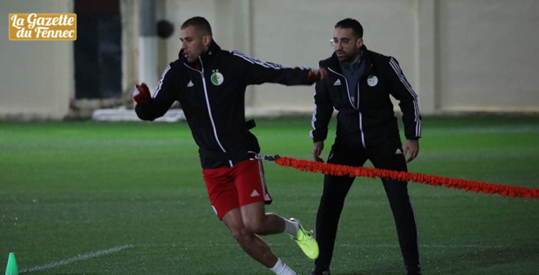 EN : Blessé, Slimani s’est entraîné en solo !
