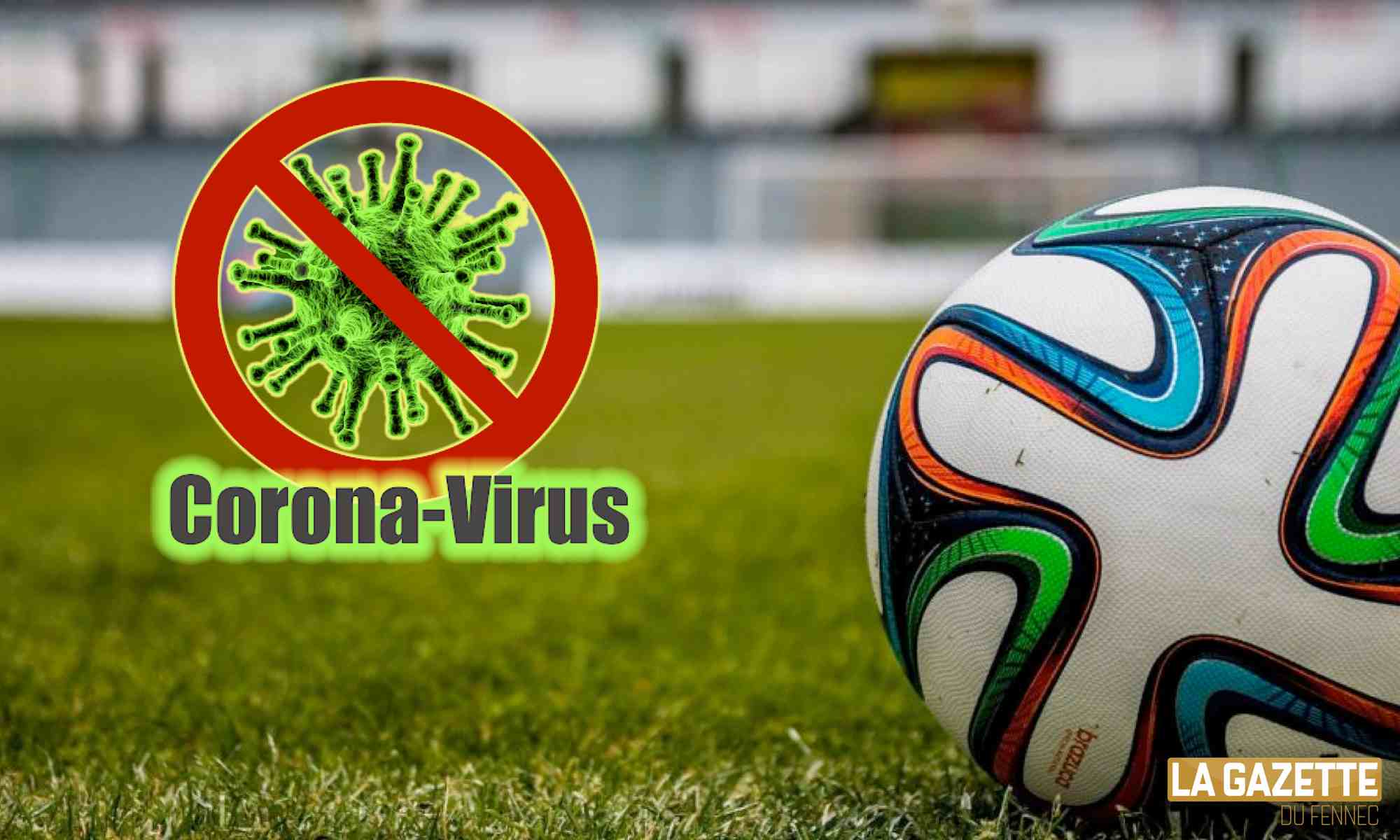 football corona virus stop