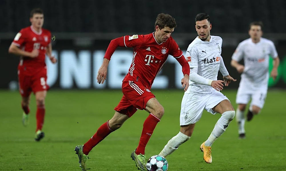 Ramy Bensebaïni Bayern Munich Bundesliga Borussia Monchengladbach Thomas Muller
