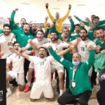 joie vestaire algerie handball egypt2021