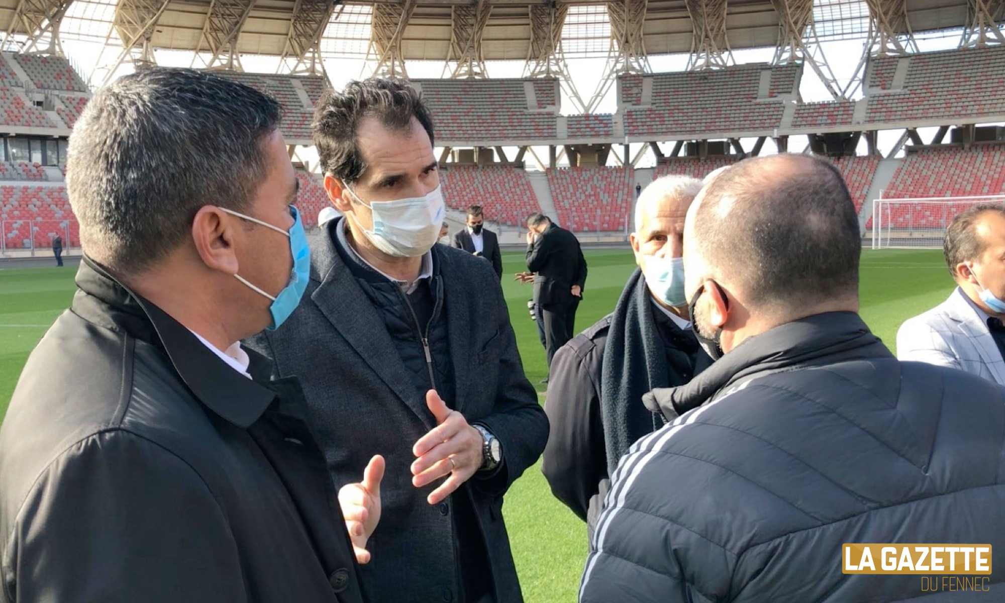 belmadi salim iles labdi visite stade oran conf