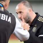 belmadi enerve arbitre coach zambie doigt menace