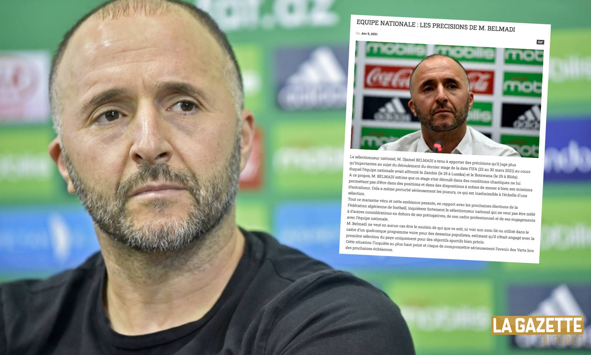 belmadi en colere