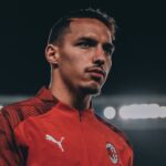 bennacer milan ac nuit survet rouge