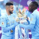 mahrez avec mendy trophee premier league roi