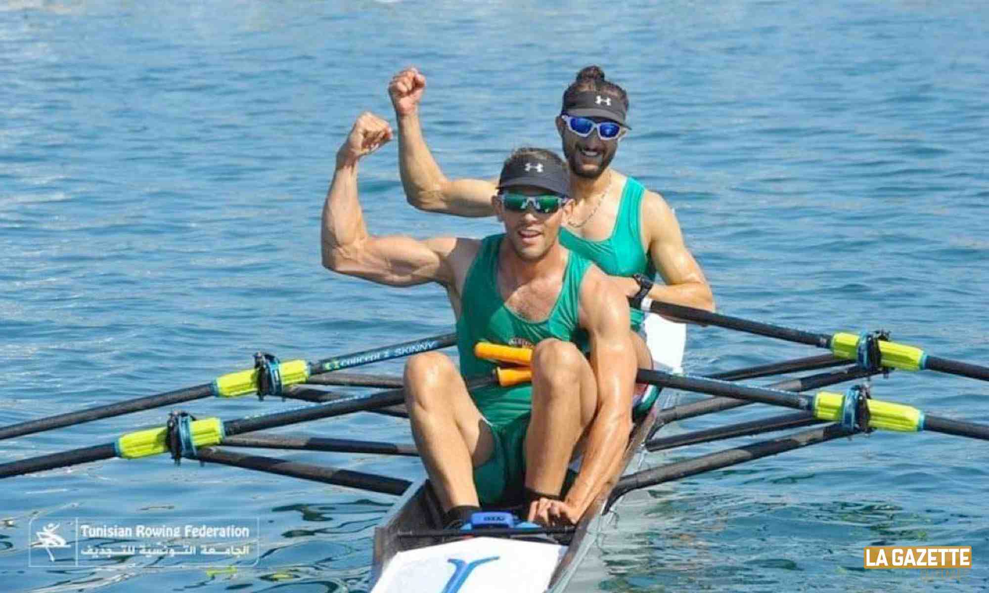 sid ali boudina aviron double aux jo