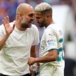 mahrez avec guardiola embrouille