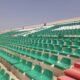 stade tchaker blida aout 2021 centre tribune vert rouge