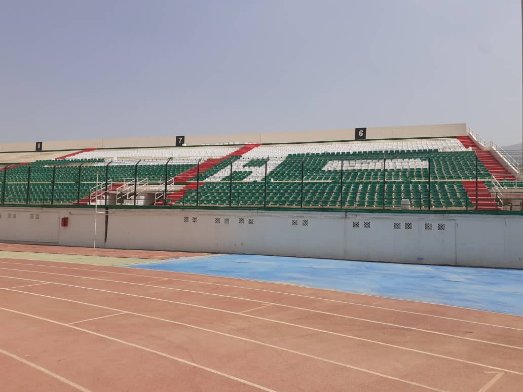 tribune siege stade tchaker blida aout 2021