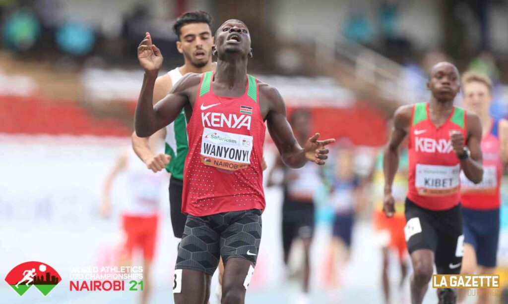 wanyonyi kibet gouaned vice champion du monde argent nairobi 800m
