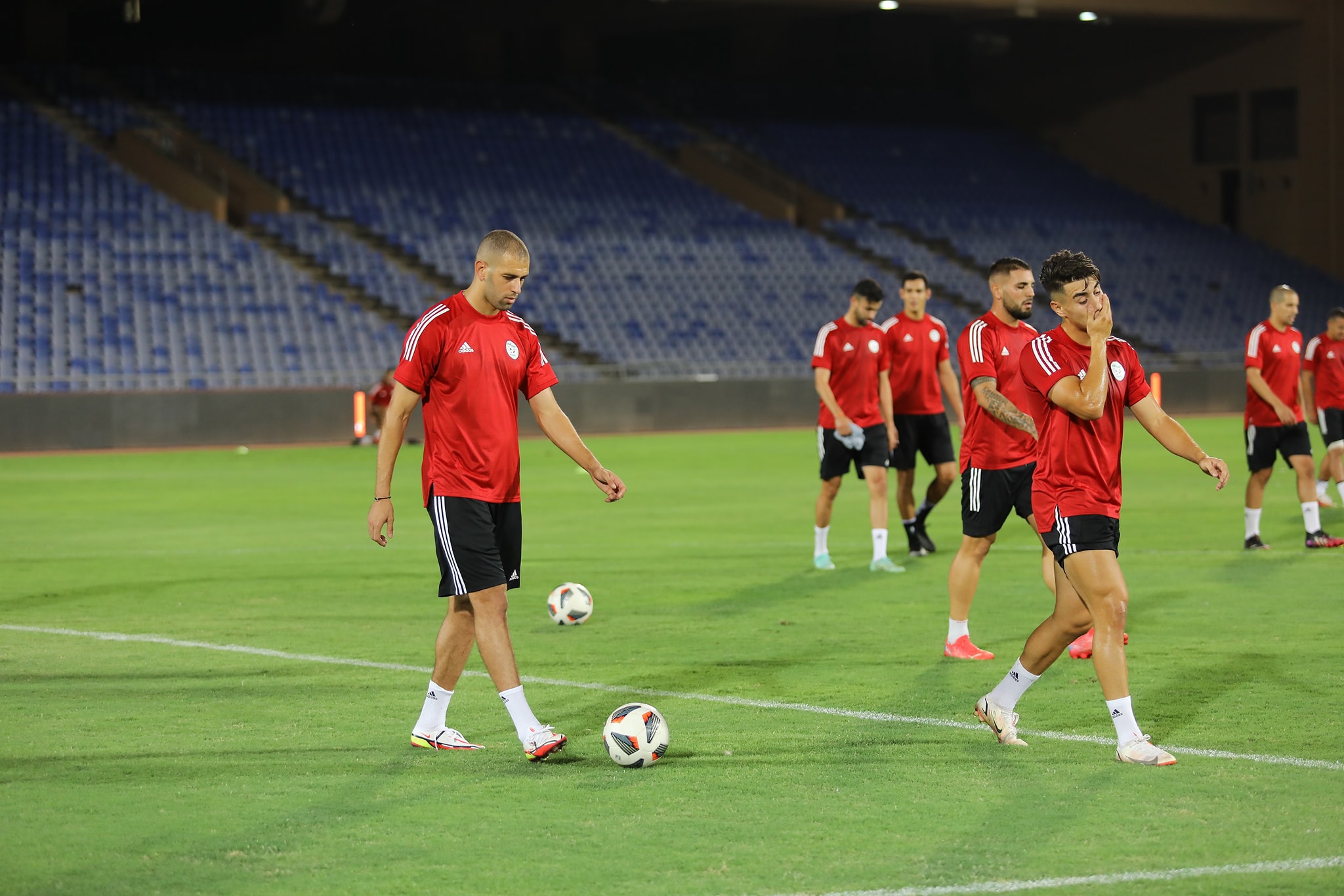 slimani concentration marrakech entrainement veille burkina septembre 2021