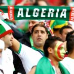 supporters algeria public tribune banderole