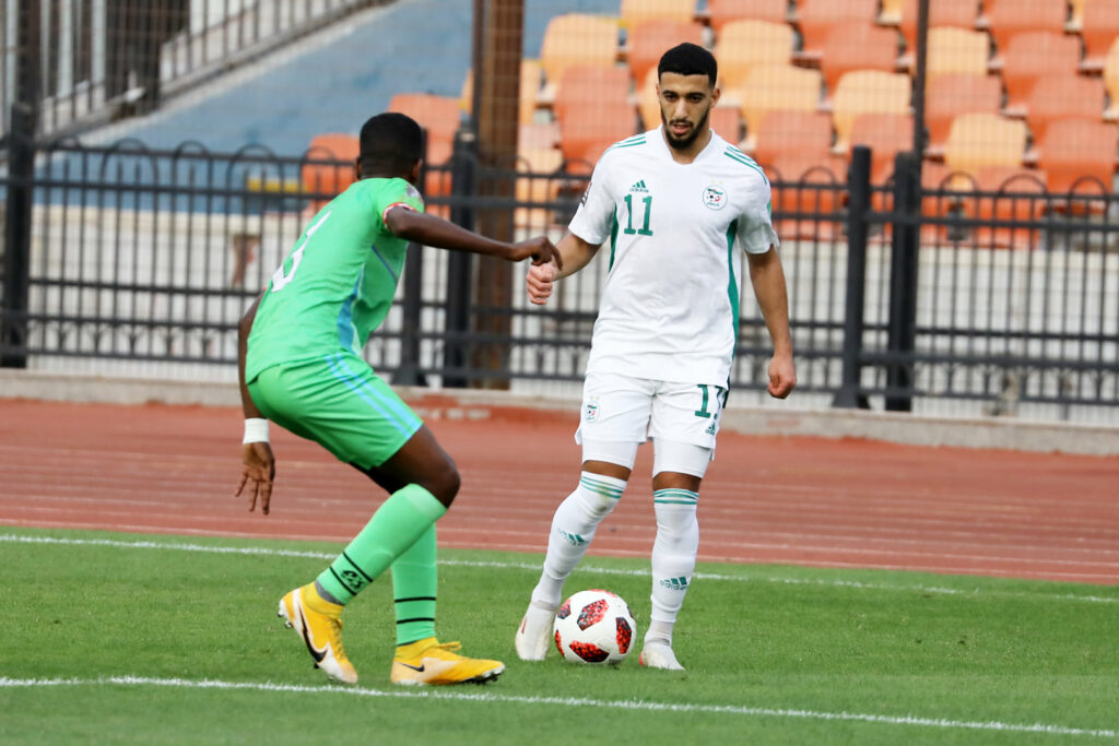 benrahma fixe djibouti vs algerie 4 0 12 novembre 2021 cairo stadium